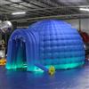SAYOK Tenda gonfiabile a cupola Igloo con soffiante d'aria e luce LED Tenda a cupola portatile blu per esterni per eventi, feste, matrimoni, affari, uso privato