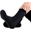 CHONGQILAO Calzini da Immersione, Calzini in Neoprene 3mm, Calzini Muta Nero Calzini Neoprene Nuoto, Calze in Neoprene per Uomo Donna, Calze Nuoto Antiscivolo per Immersioni, Nuoto, Surf, Vela, Kayak (S)