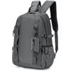 BAGZY Zaino Trekking Uomo 24 L，Impermeabile Zaino da Escursionismo Zaino Porta pc 15.6 Pollici Zaino da Viaggio per Sport All'aria Aperta Viaggi Campeggio Escursionismo Ciclismo ，Oxford Grigio