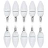Blaupunkt Lampadina LED E14 - Piccola a Candela - Luce del Giorno - 7W - Equivalente a 50W - Bianca Naturale 4000K - Attacco Edison - Risparmio Energetico ed Economico - Lampada - Confezione da 10