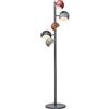 Kare Design lampada da terra Calotta Antico 5, multicolore, s5 plafoni regolabili, salone, soggiorno, corridio, ufficio, cameretta, stile vintage, shabby, design minimalista, 177x 35x15 cm (A/L/P), lampadine non incluse