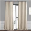 HPD Half Price Drapes HPD Bellino - Tenda oscurante in 100% poliestere, per ufficio, casa, altezza 213,4 x larghezza 127 cm, colore: Bianco