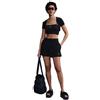 NIKE W NSW CHLL FT 4IN SHORT GLS nero (010)