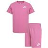 NIKE NKN CLUB LBR KNIT SHORT SET rosa (ACG)