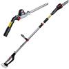 Sprint 1697252 18PSH Potatore Telescopico a Batteria agli Ioni di Litio da 18 V con Palo da 20 cm e Tagliasiepi da 41 cm, solo Corpo Macchina, Asta Telescopica, senza Batteria e Caricabatteria