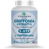 VIDASANA Serotonina Integratore Forte griffonia 5-htp alto dosaggio, integratore 5HTP griffonia dopamina integratore Triptofano buon umore integratore 5 htp griffonia 200 cps .No Ansia E Stress per dormire