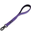 Hyhug Premium aggiornato guinzaglio corto in nylon resistente di 45,7 cm di lunghezza con comoda maniglia imbottita e robusta clip per cani di taglia media per cani e ragazze. (Ultra viola)