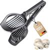 Westmark Tagliafrutta e Funghi Champion Black Edition, Affettatrice precisa per funghi, kiwi e fragole, Antracite