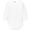 BABIDU Body per Neonato a Maniche Lunghe in Cotone 100%, Body per Neonato con Apertura sulle Spalle, Tessuto in Peluche ipoallergenico Morbido e Traspirante per Pelli Sensibili, Abbigliamento Unisex