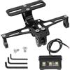 Anlseiod Portatarga moto per MT01 MT07 MT09 con Luce Targa Supporti Porta Targa Moto per Sportster Z900 SV650 FZS1000 FZS600 per Targhe, Portatarga in Acciaio Inox Supporto eliminatore parafango