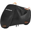 NEVERLAND Telo di Copertura Impermeabile per Moto, Telo Moto da Esterno Interno, 245 x 105 x 125 cm Tessuto Oxford 210D Telo Coprimoto Universale per Scooter Motorino Motocicletta Motocross (XL)