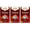 Yogi Tea - Echinacea Bio - Infuso Ayurvedico - Miscela di erbe con Echinacea, Rooibos, Cardamomo - Confezione da 3x17 bustine (51 bustine in totale)