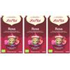 Yogi Tea - Rose - Infuso Ayurvedico - Miscela di Fiori di Rosa, Ibisco e Lavanda - Senza Caffeina - 3x17 bustine (51 in totale)
