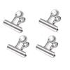 topolenashop Set 4 Fermagli Ferma Documenti e Sacchetti | Clip Fermafogli in Plastica Colorata per Casa Ufficio e Cucina | Pinze Multiuso Resistenti per Bloccare Fogli e Alimenti