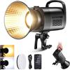 NEEWER CB120B Luce per Video a LED da 120W con Controllo 2,4G e App, COB Bicolore 2700K-6500K,78000lux a 1m/Modalità CCT/CRI97/12 Scene/Attacco Bowens, Illuminazione Continua per Foto/Video in Studio
