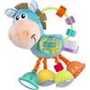 Playgro Clip Clop Activity Rattle per Neonati 3-6-12 Mesi, Sonagli e Giochi da Dentizione 3+ Mesi, Giocattoli Sensoriali Sicuri per Neonati e Bambini, Peluche Atossico con Clip, Regalo Perfetto