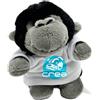 DIGITALSHIRT - Peluche Personalizzato Pulisci Schermo PC, Fondo del Pupazzo in Morbida Microfibra (Non Graffia lo Schermo) Orsetto di Peluche Piccolo Personalizzabile, Altezza 12cm (Gorilla)