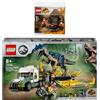 BRICKCOMPLETE Lego Jurassic World - Set 76966 dinosauri missioni: Allosaurus Transporter & 30390 dinosauri Mercato Polybag