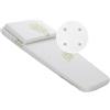 Kiby® Materasso Carrozzina (Certificato OEKO-TEX® e CERTIPUR™) in Aloe Vera, Materassino e cuscino per trio