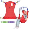 EZ Assistive Sling universale per pazienti a tutto il corpo, Lift Medical Sling for Bed Positioning, Transfer for Elderly, Disabled, Bedridden, 500LBS Weight Capacity (rosso-piccolo)