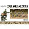 Wargames Atlantic La Grande Guerra - Fanteria tedesca 1916-18 (30 figure) Plastica dura multiparte (POLISTIRENO AD ALTO impatto) 28MM Figure..
