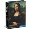 Clementoni - Puzzle 1000 Pezzi Arte per Adulti e Ragazzi, Museum Collection, Tema Gioconda di Leonardo Da Vinci, con Poster Incluso, Compact Box, Idea Regalo Made in Italy, 50x70 cm, 37094