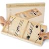 WOODENFUN Giocattolo in legno per giochi di calcio balilla, gioco da tavolo hockey, gioco da tavolo per bambini e adulti