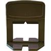 MarketConnect® Clip Distanziatori Piastrelle - 1.5mm - 250PZ - Grigio Cemento - Monouso - Livellamento Perfetto Piastrelle e Pavimenti - Made in Italy