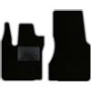 QUEMAR Tappetini Auto compatibili con Smart Fortwo W453 dal 2014 / Kit Set 2 Tappeti in Moquette e Gomma su Misura/Ricami e Colori Personalizzati (0 Ricami, Bordo Perla)