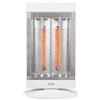 ARGO Stufa Elettrica in Fibra di Carbonio 1000W Bianca Compatta ad Alta Efficienza