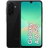 Samsung Galaxy A26 5G, Smartphone con Funzioni intelligenti, Display Super AMOLED 6.7", 6GB RAM, 128GB, Batteria 5.000 mAh, memoria espandibile, Black