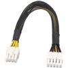 Ruiogoe 10Pin a 8 (6+2) Pin PCIE Interfacce Cavo di Alimentazione Per DL380 Gen9 Server E GPU Scheda Grafica
