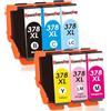 HenceBuy 378 XL Cartucce Compatibili per Epson 378 378XL Cartuccia d'inchiostro per Epson Expression Photo XP-8700 XP-8600 XP-8605 XP-8500 XP-8505 HD XP-15000 Stampanti (Confezione da 6)