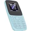 Sxhlseller Cellulare Senior, 2G GSM Sbloccato Telefono Cellulare di Base per i Bambini Anziani, Facile da Usare Grandi Pulsanti Volume Forte, 2.4 Pollici Schermo Dual SIM Card, con (Cielo blu)