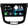 SXAUTO Android 10 Autoradio Per Nissan X-Trail Qashqai J11 Rouge (2014-2018) - 4G+64G - Senza fili Carplay/Android Auto - DSP - Camera MIC GRATUITI - DAB Fast-boot 360-Camera SWC WiFi -2 Din IPS 10.1"