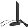 Gintai WLAN Antenna PC WiFi 6E Tri-band - 2,4 GHz/5GHz/6GHz, WiFi 6E Antenne per ASUS PCs Routers, Computer,Periferiche Gaming 2,4 g/5,8 g/6 g WLAN Amplifiers Magnetic Base Folding (Nero)