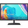 Antteq Monitor 22 pollici FHD 1920x1080p, 75Hz, HDMI VGA per computer aziendale, Monitor 22 desktop, Luce blu bassa, LED, Nero