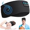 LC-dolida Cuffie per dormire Bluetooth 5.4, fascia per il sonno, maschera per il sonno, cuffie sportive, musica per dormire, fascia per sport, jogging, yoga, viaggi