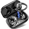 chalvh Cuffie Bluetooth Sport, Auricolari Bluetooth 5.4 HiFi Stereo, 50H Cuffie Wireless CVC 8.0 Cancellazione Rumore, Ricarica Rapida USB-C, Cuffiette Bluetooth IP7 Impermeabil per Running Palestra Correre