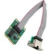 Yunseity Scheda Controller di Rete Mini PCI E da 2,5 Gigabit Ethernet, Convertitore Adattatore NIC LAN PCI Express 10/100/1000 Mbps RJ45 per Computer Desktop