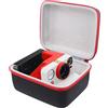 Khanka Custodia Rigida per Fotocamera Polaroid Now Gen 3,Cerniera Rossa | Modelli Polaroid Now+ Gen 3/Now Gen 2/Now+ Gen 2/Now/Now+/I-2/Flip/OneStep+/OneStep 2, Struttura Rigida, Solo Custodia