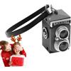 Fmzrbnih Piccola Macchina Fotografica Retro: Vecchia Macchina Fotografica Decorazione | Fotocamera SLR Digitale Casa Delle Bambole Multifunzionale, Fotografia Della Fotocamera Vintage, Ornamento