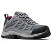 Columbia Crestwood WP, Scarpe da Trekking Basse Donna, Graphite/Wild Iris, 40.5 EU