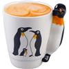GBKDQQ Tazza 3D Animale: 1 Tazza in Ceramica Pinguino, Tazza da Caffè Divertente, Per Compleanni e Feste (11 * 9 * 6cm, 400 Ml)
