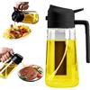 TTSTOIEE spruzzino olio per friggitrice aria 16 oz/470ml, 2 in 1 oliera+olio spray, spruzzino per olio per cucinare insalata alla griglia