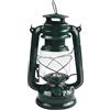 EasyByMall Lampade al cherosene in stile rétro, lampada a olio vintage con manico, lampada da tavolo per casa, giardino, campeggio Citronella (Verde-25CM)