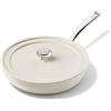 Redchef Padella da 28 cm con coperchio in ceramica antiaderente, padelle da 28 cm, in alluminio, per tutti i piani cottura, senza PTFE, senza PFAS, senza PFOA, adatta a induzione, per forno, lavabile
