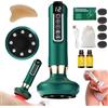 Panruia Velora Massaggiatore Anti Cellulite, Velora Beauty Anticellulite, Massaggiatore Elettrico A Coppetta Con Aspirazione A Vuoto Gua Sha, Aspirazione Regolabile, Per Il Collo, La Schiena (A)