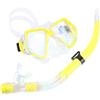 Generico Snorkel set per adulti, maschera e snorkeling, Nuotare occhiali per adulti Masche di immersione, Lenti in vetro temperato di snorkeling professionale, vista panoramica per il viaggio di nuoto