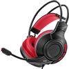 NITHO ATLAS Cuffie Gaming per PS4/PS5/Switch/Xbox One/Xbox Series XS/PC/Mobile, Cuffie Stereo con Microfono Pieghevole, Driver da 50 mm, Archetto Leggero - Rosso